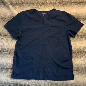 Women’s ScrubStar Navy Blue Scrub Top